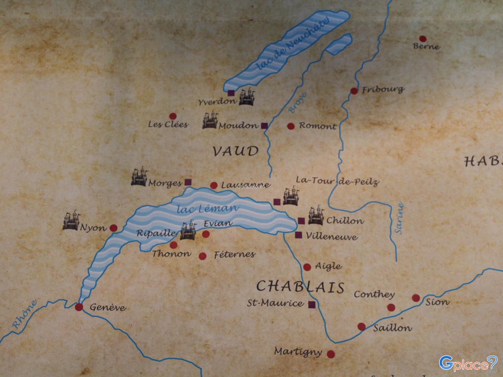 แผนที่สวิส โบราณ