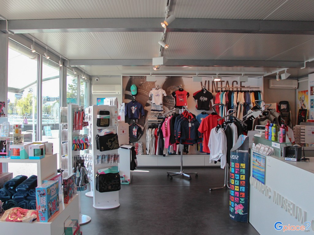 inside the souvenir shop