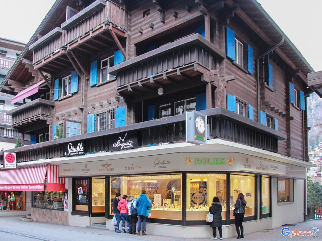 You may find a Rolex shop in all towns/cities in Switzerland, no exception even a small town - Zermatt.