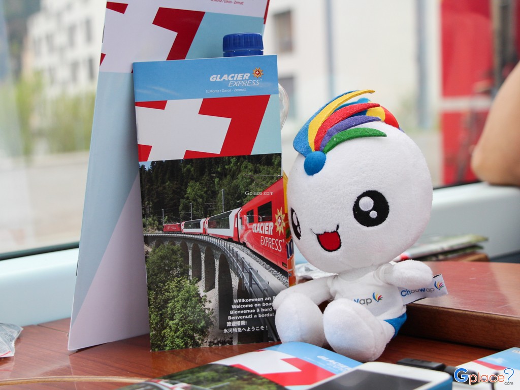 I traveled to St.Moritz by Glacier Express, taking about 8 hours on the train i.e. the longest traveling of my Swiss trip.