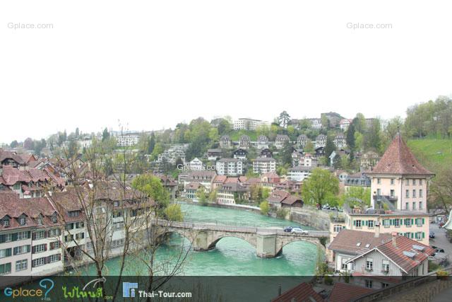 View Point of Bern Old Town, not far from the Bear park