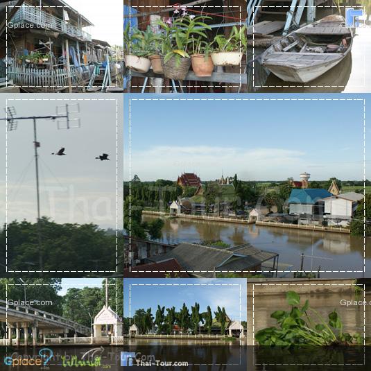 สภาพบ้านเรือสองฝั่งน้ำ