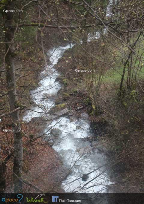 Stream from the falls nearby