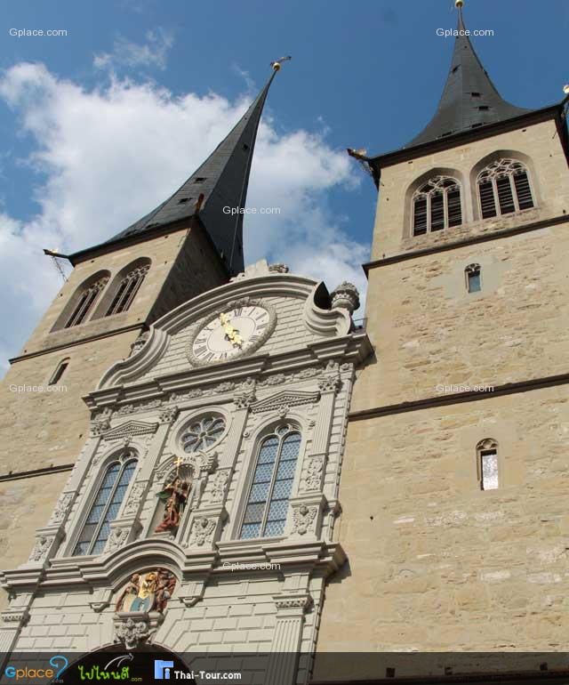 The 1st church in Lucern, built since the mid-8th century.
