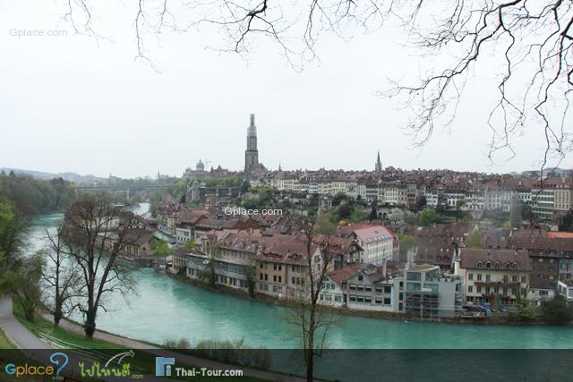 Walk to the hill behind Bear Park, about 200 meters and here you are.