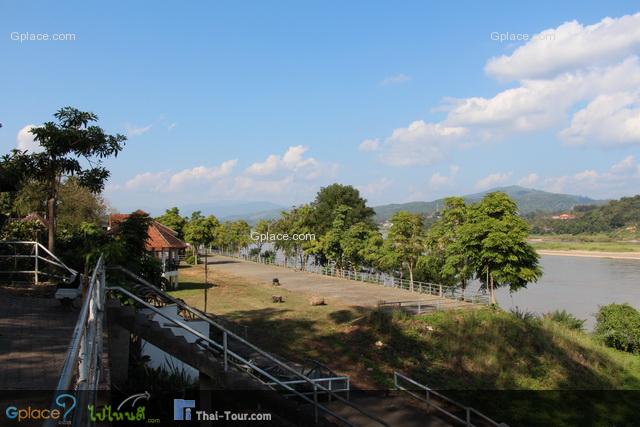 หาดจับปลาบึก บรรยากาศโดยรอบ ที่หาดจับปลาบึก