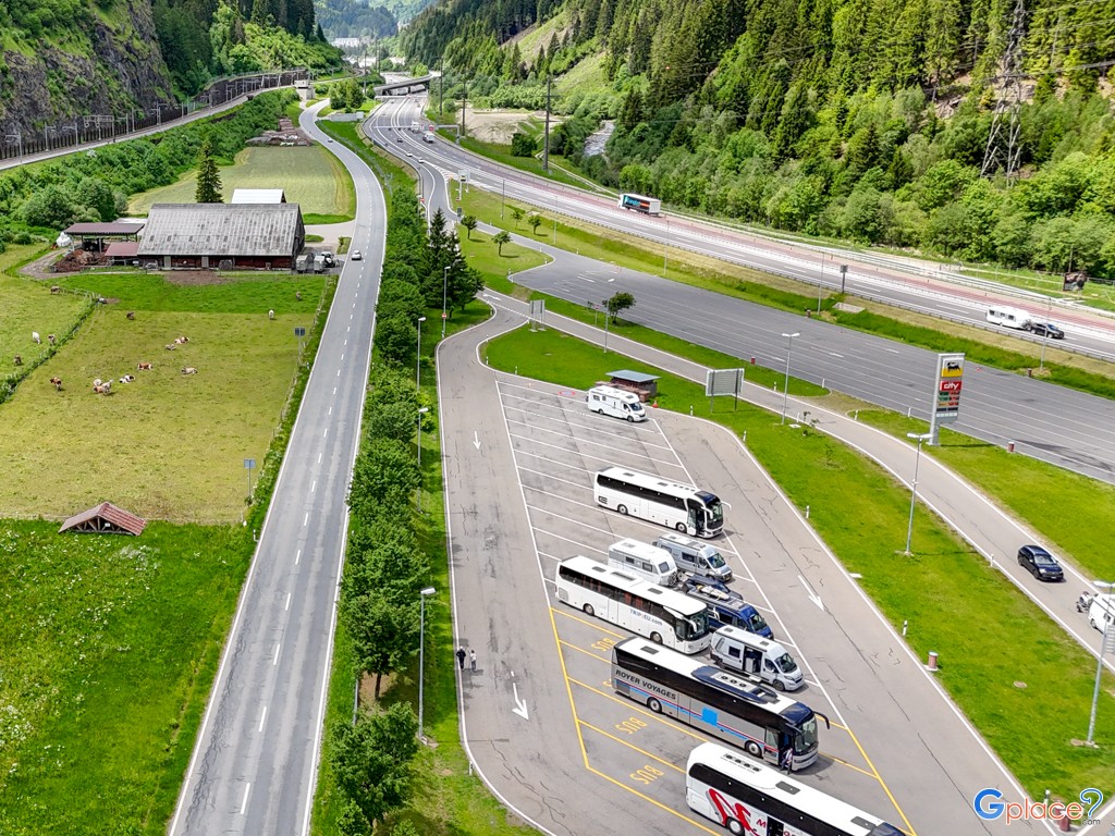 จุดแวะพักรถ ซาน ก็อตตาร์โด ฝั่งใต้