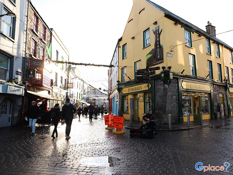 Galway City Centre Shopping Street
