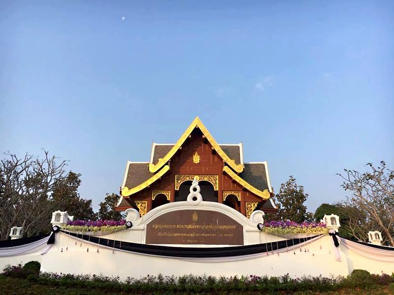 The royal pavilions of King Rama 9