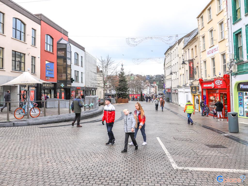 Highlighted Shopping Streets of Ireland