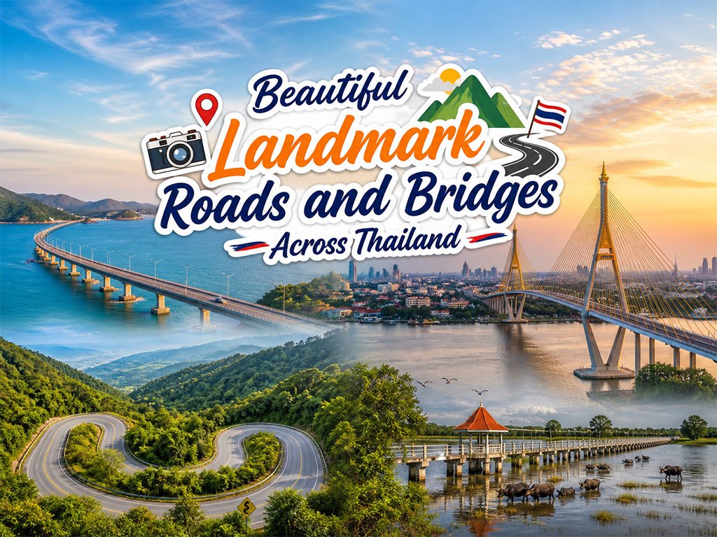 Beautiful Landmark Roads and Bridges Across Thaila