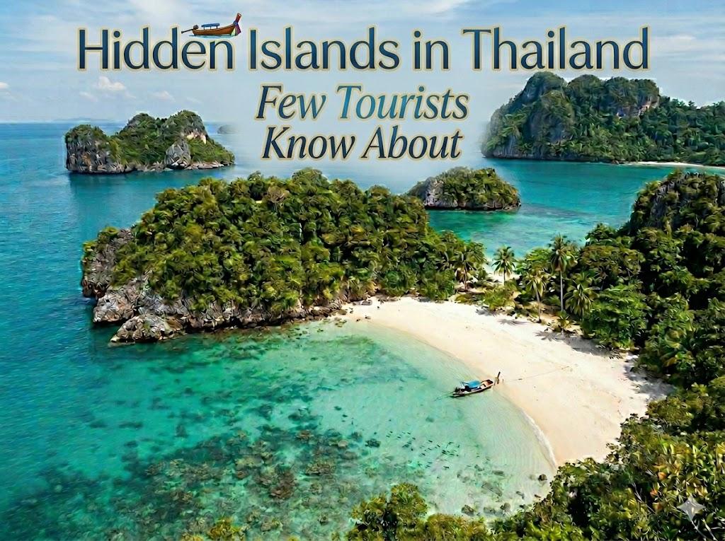 태국의 숨겨진 아름다운 섬들