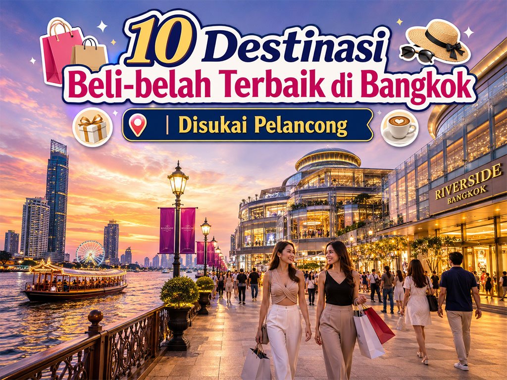 10 Destinasi Beli-belah Terbaik di Bangkok