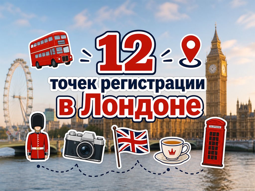 Точки регистрации в Лондоне, которые нельзя пропус