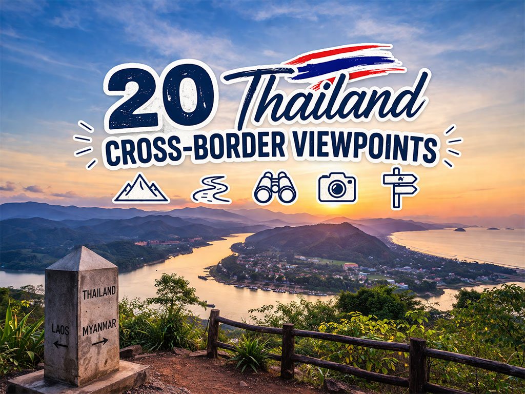 20 grenzüberschreitende Aussichtspunkte in Thailan