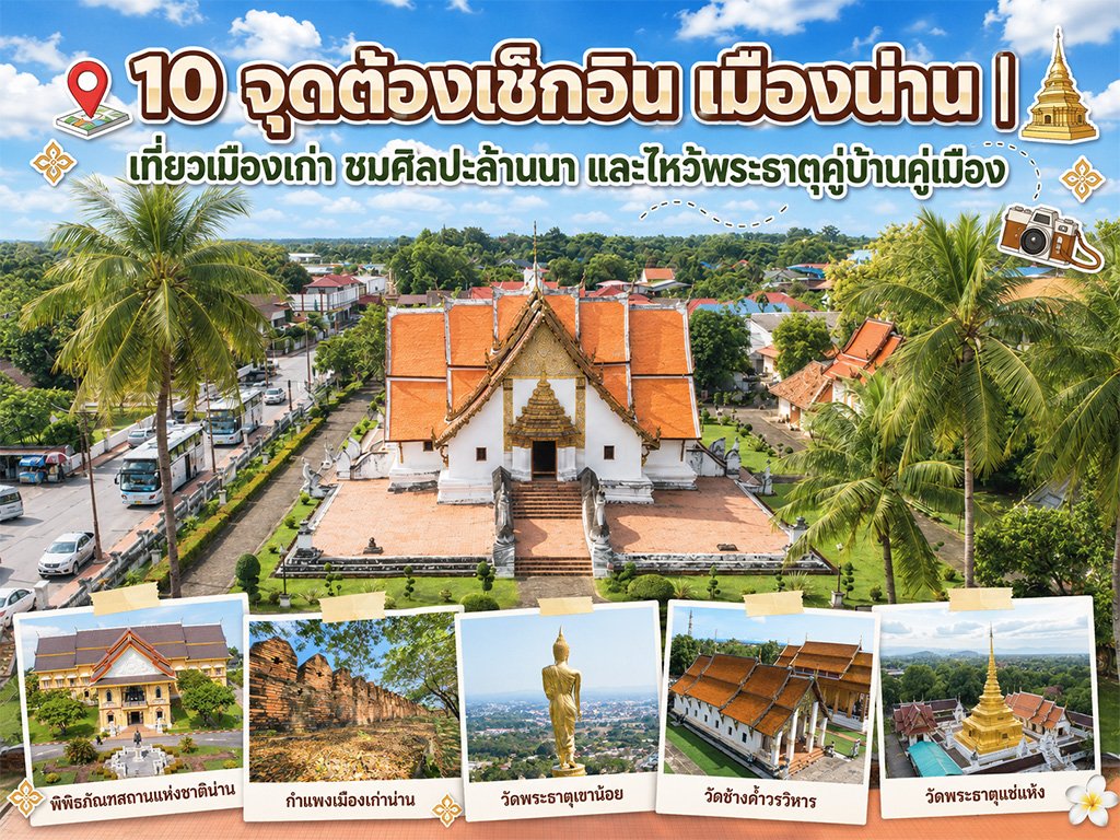 10 จุดต้องเช็กอิน เมืองน่าน