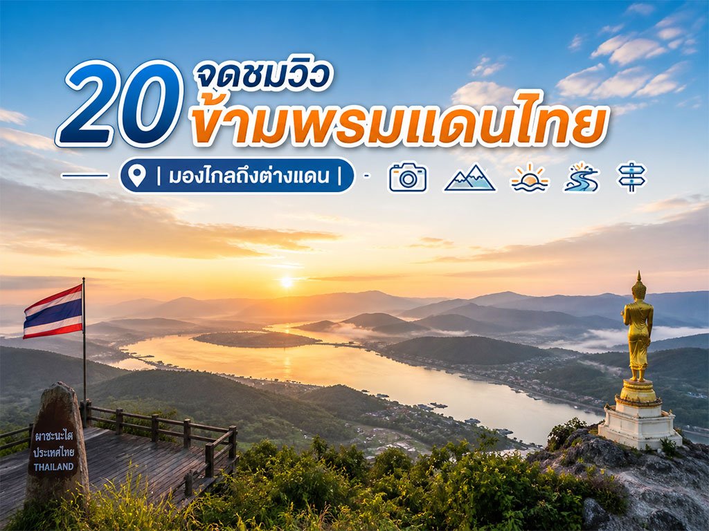 20 จุดชมวิวข้ามพรมแดนไทย