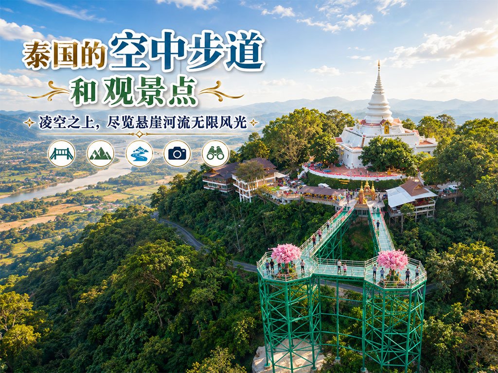 泰国的空中步道和观景点