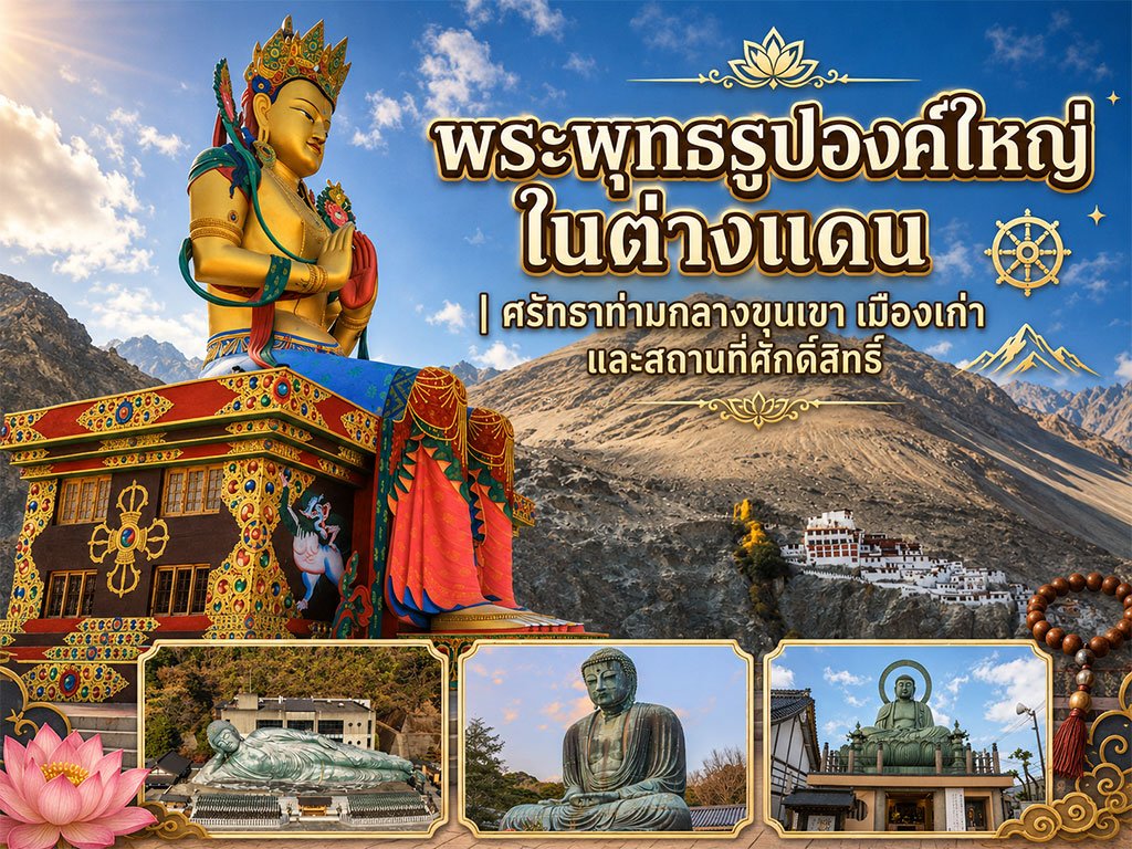 พระพุทธรูปองค์ใหญ่ในต่างแดน
