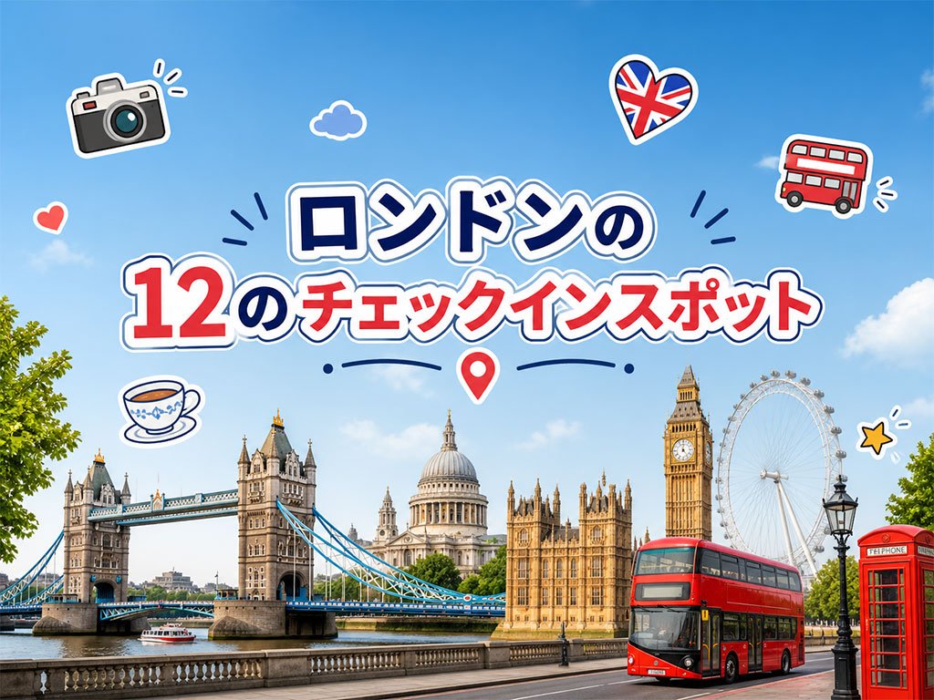 ロンドンのチェックインスポットをお見逃しなく