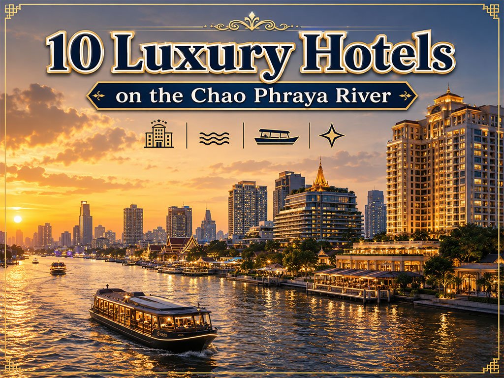 10 Luxury Hotels on  the Chao Phraya River