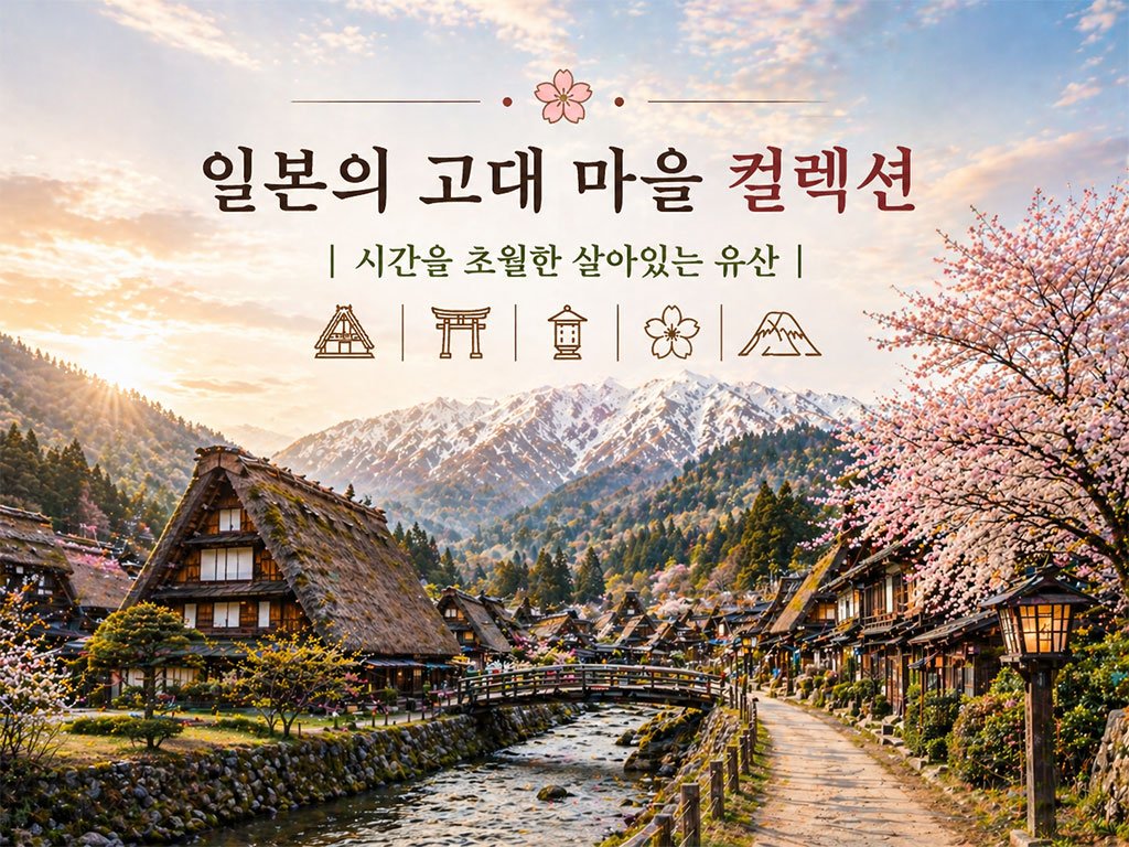 일본의 매력적인 고대 마을
