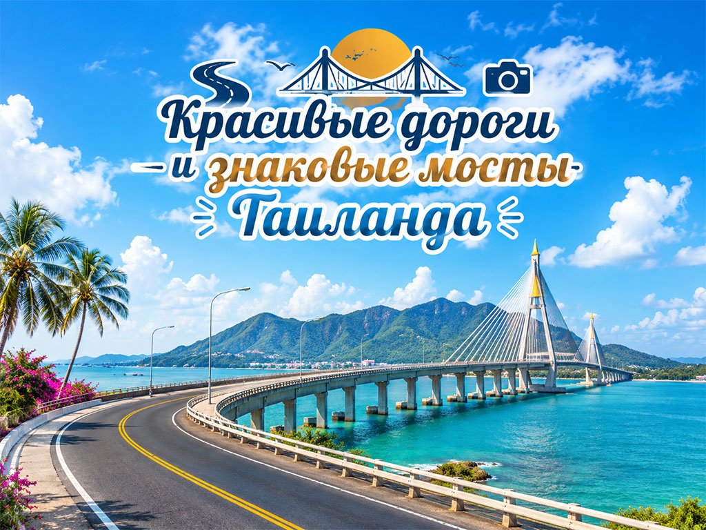 Красивые дороги и знаковые мосты Таиланда