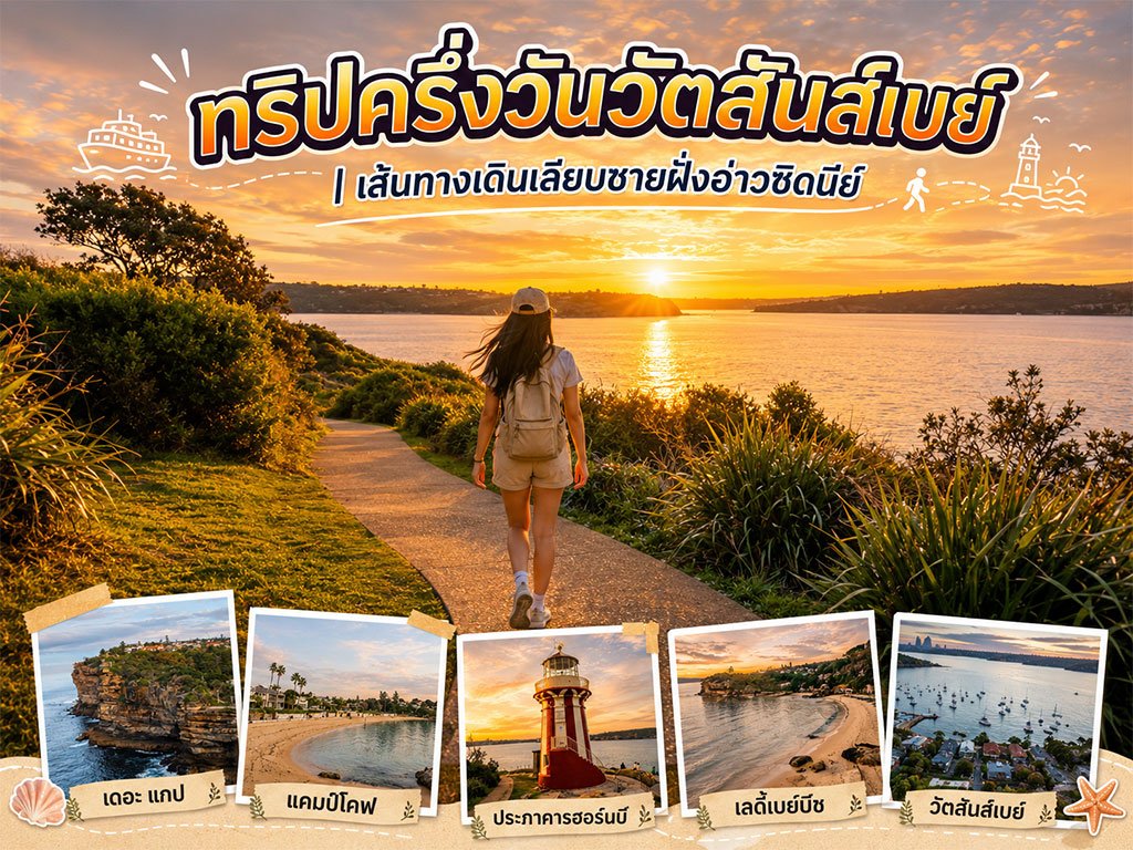 ทริปครึ่งวันวัตสันส์เบย์