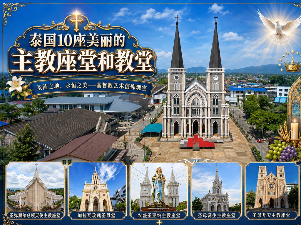 泰国10座美丽的主教座堂和教堂