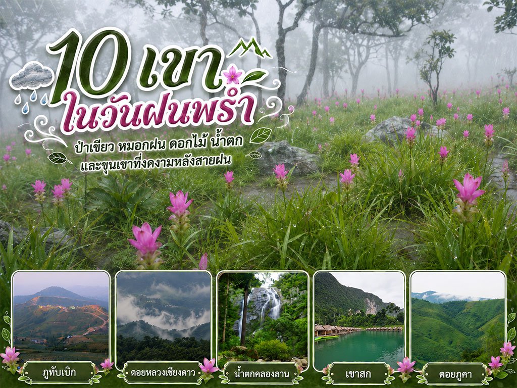 10 เขา ที่เราอยากรู้จัก ในวันฝนพรำ