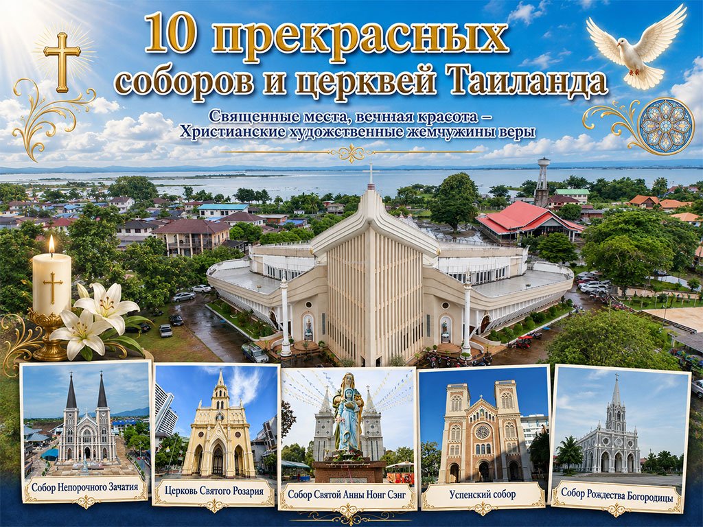 10 прекрасных соборов и церквей Таиланда