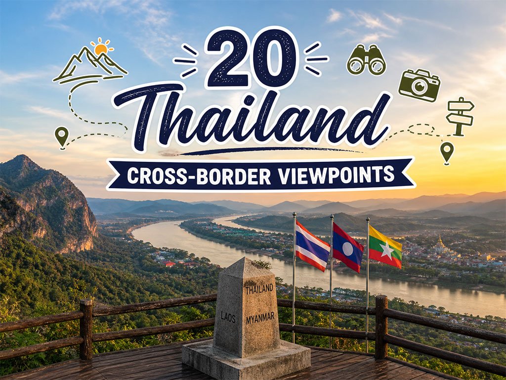 20 Titik Pandang Lintas Batas Thailand