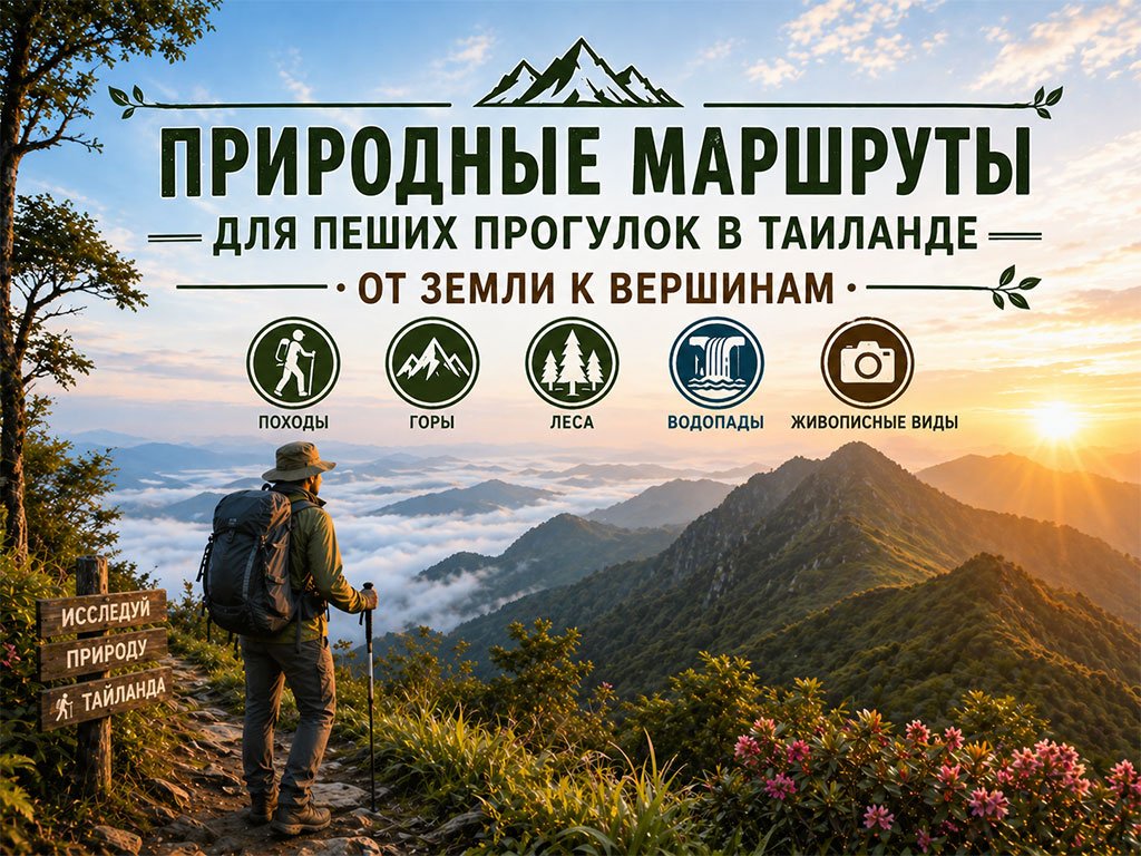 Лучшие маршруты для пеших прогулок в Таиланде