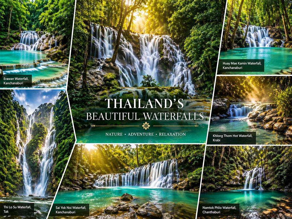 น้ำตกสวยในไทย