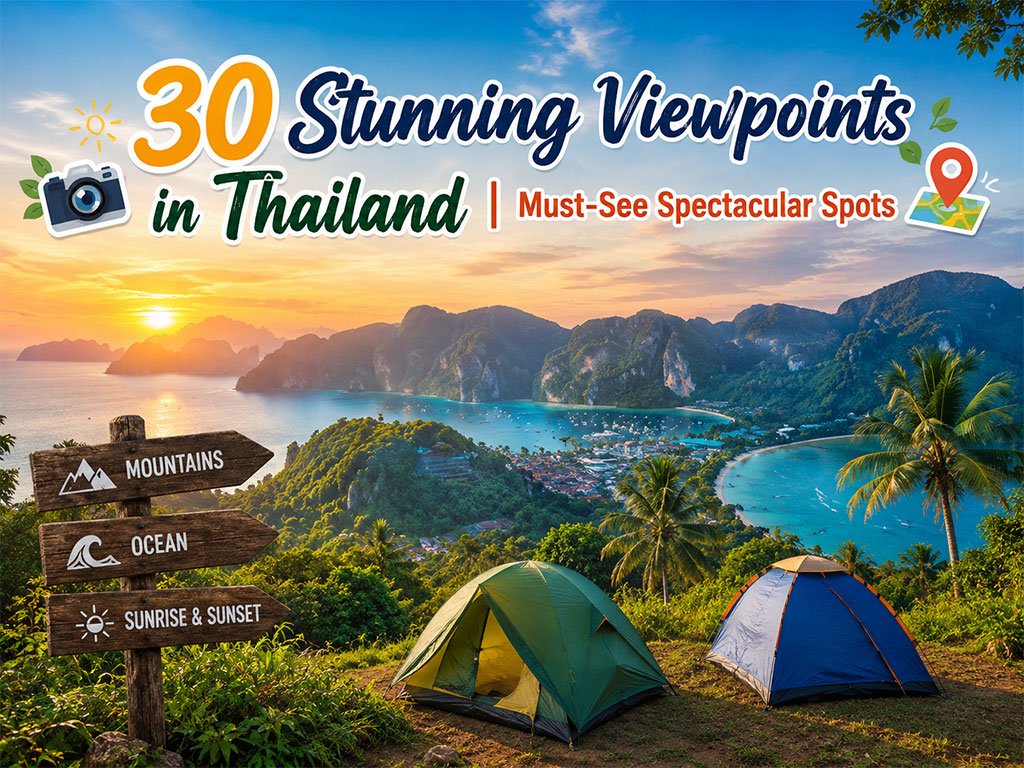 30 Miradores Hermosos por Toda Tailandia