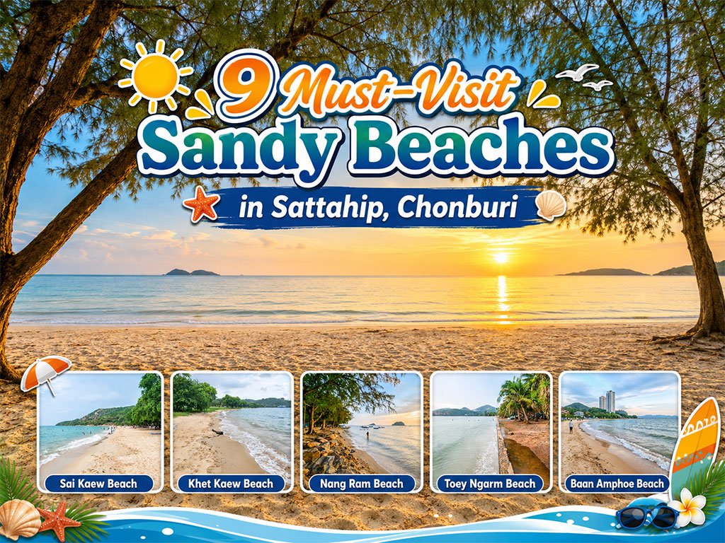 Attractive Beaches in Sattahip, Chonburi