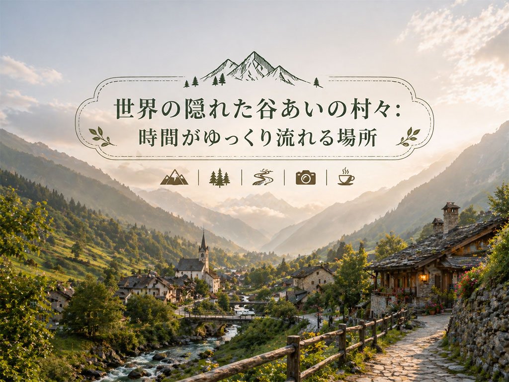 世界の隠れた谷あいの村々