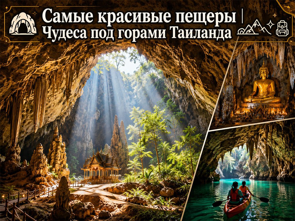 Самые красивые пещеры Таиланда