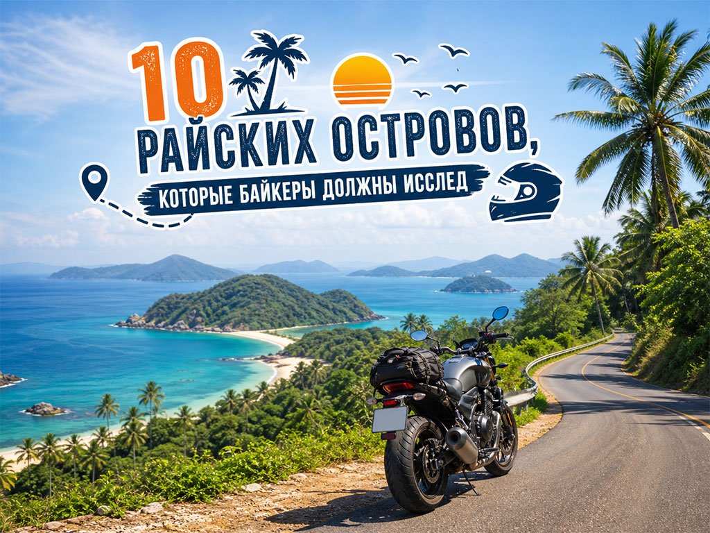 10 райских островов, которые байкеры должны исслед