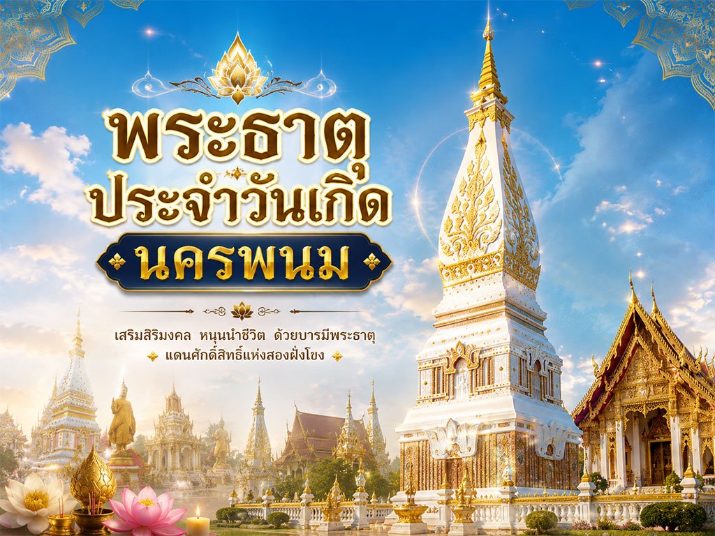 พระธาตุประจำวันเกิด นครพนม