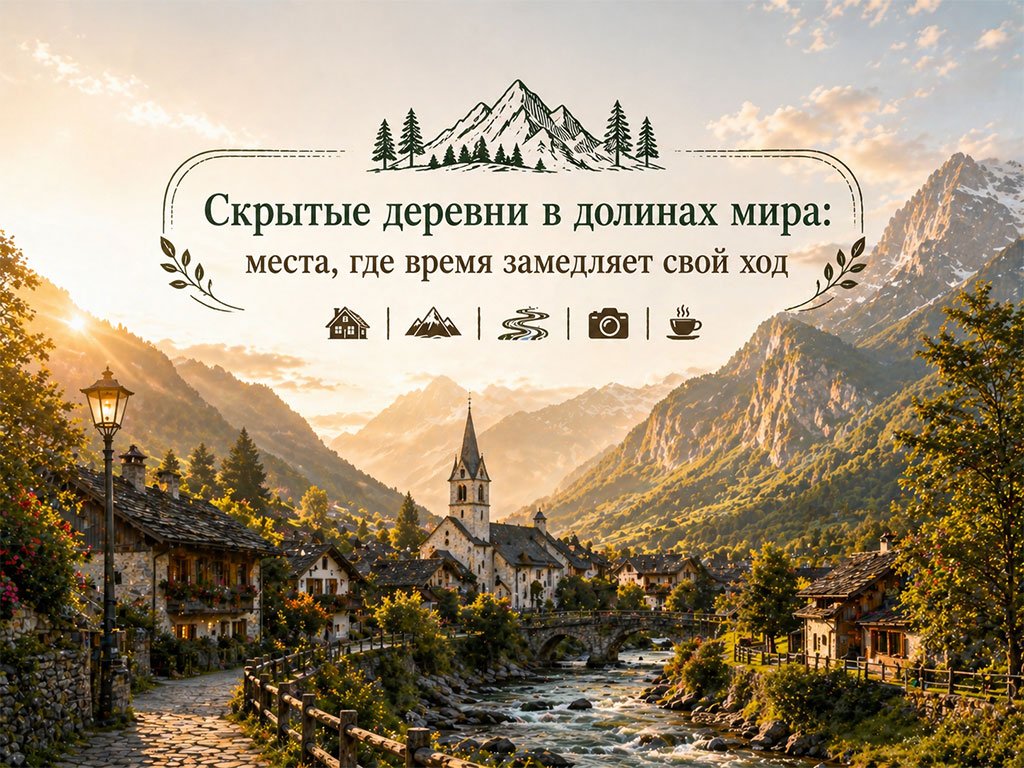 Скрытые деревни в долинах мира