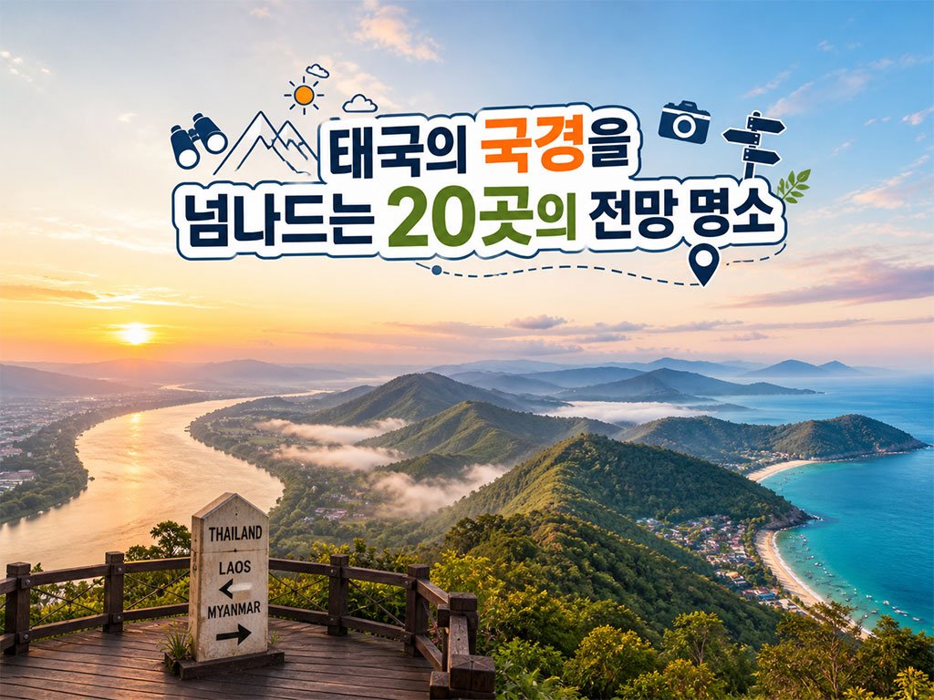 태국의 국경을 넘나드는 20곳의 전망 명소