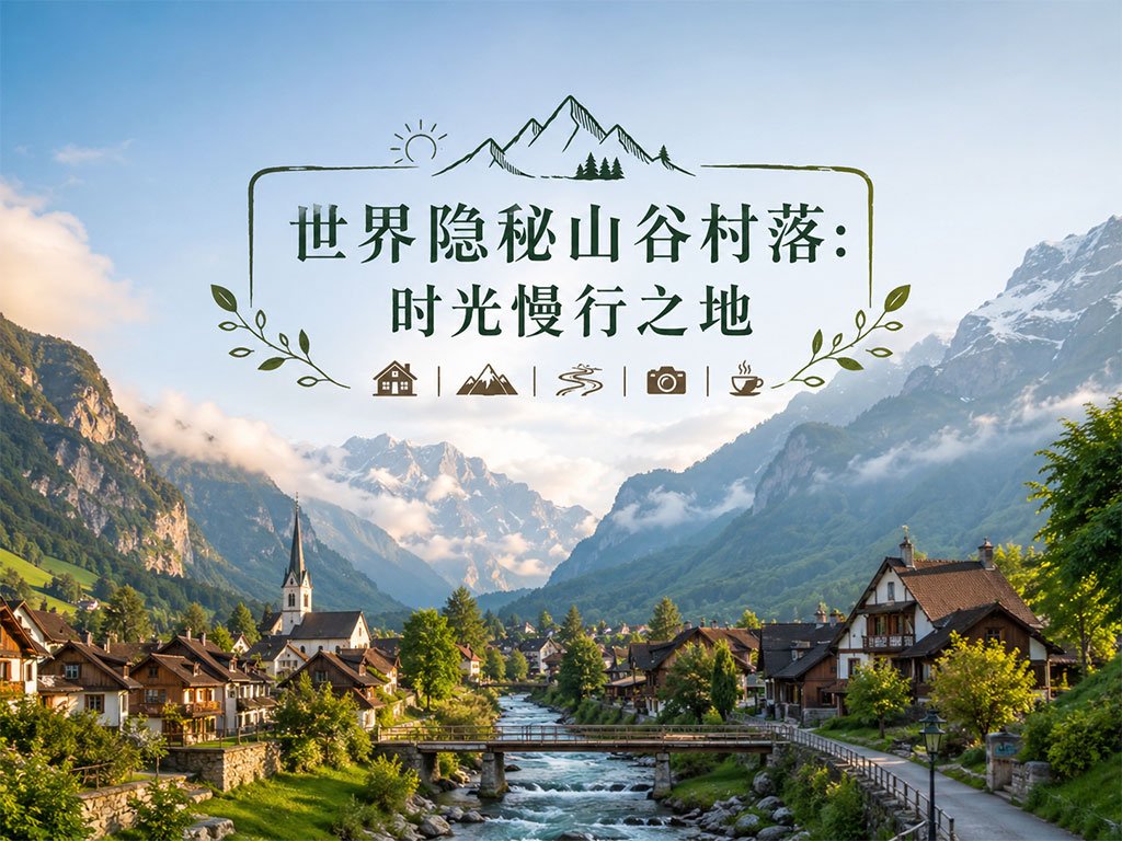 山谷中的小村庄